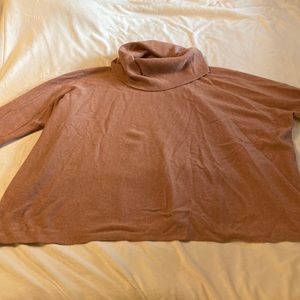 Garnet Hill Cow Neck Cashmere Sweater